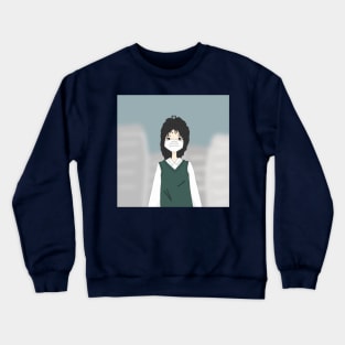 The girl in the mask Crewneck Sweatshirt